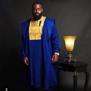 Blue Agbada