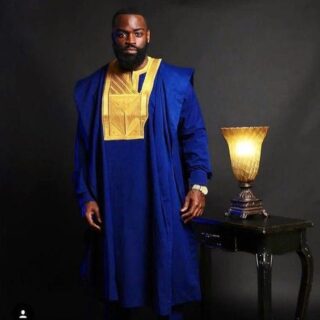 Blue Agbada